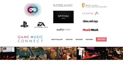 Desktop Screenshot of gamemusicconnect2014.com