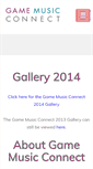 Mobile Screenshot of gamemusicconnect2014.com